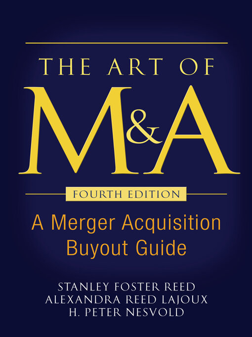Title details for The Art of M & A by Stanley Foster Reed - Available